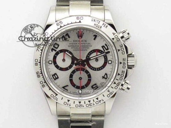 MiroTime 0131 GoodFit DateJust 41 126334 EWEF Best Edition Gray Dial Green Roman on Oyster Bracelet A 1054